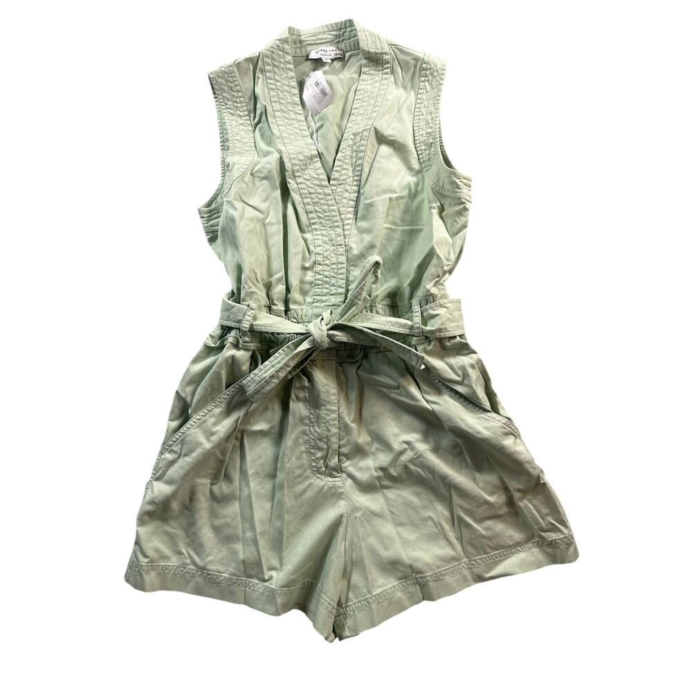 Derek Lam Collective Utility Romper Green Size 46 - Picture 2 of 5
